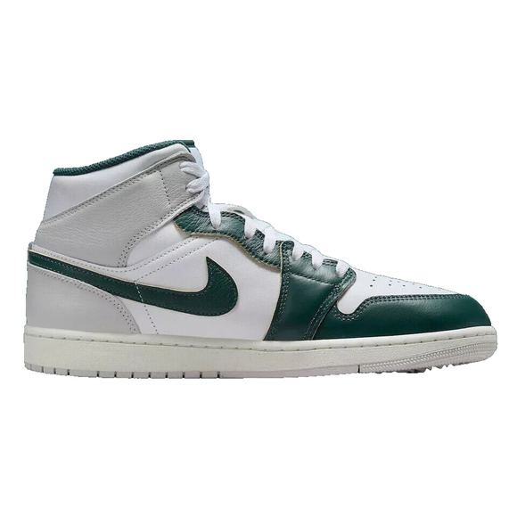 Nike Air Jordan 1 Mid SE Shoes White Oxidized Green Sail FQ7720-103 Men\'s NEW main image 8